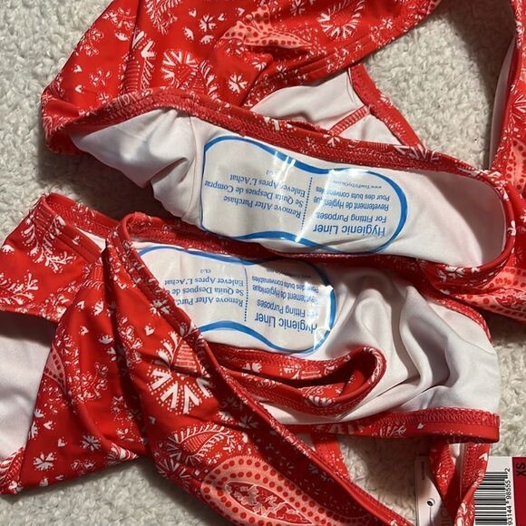 Michael Kors Paisley Printed Classic Bikini Bottoms - Picture 4 of 6